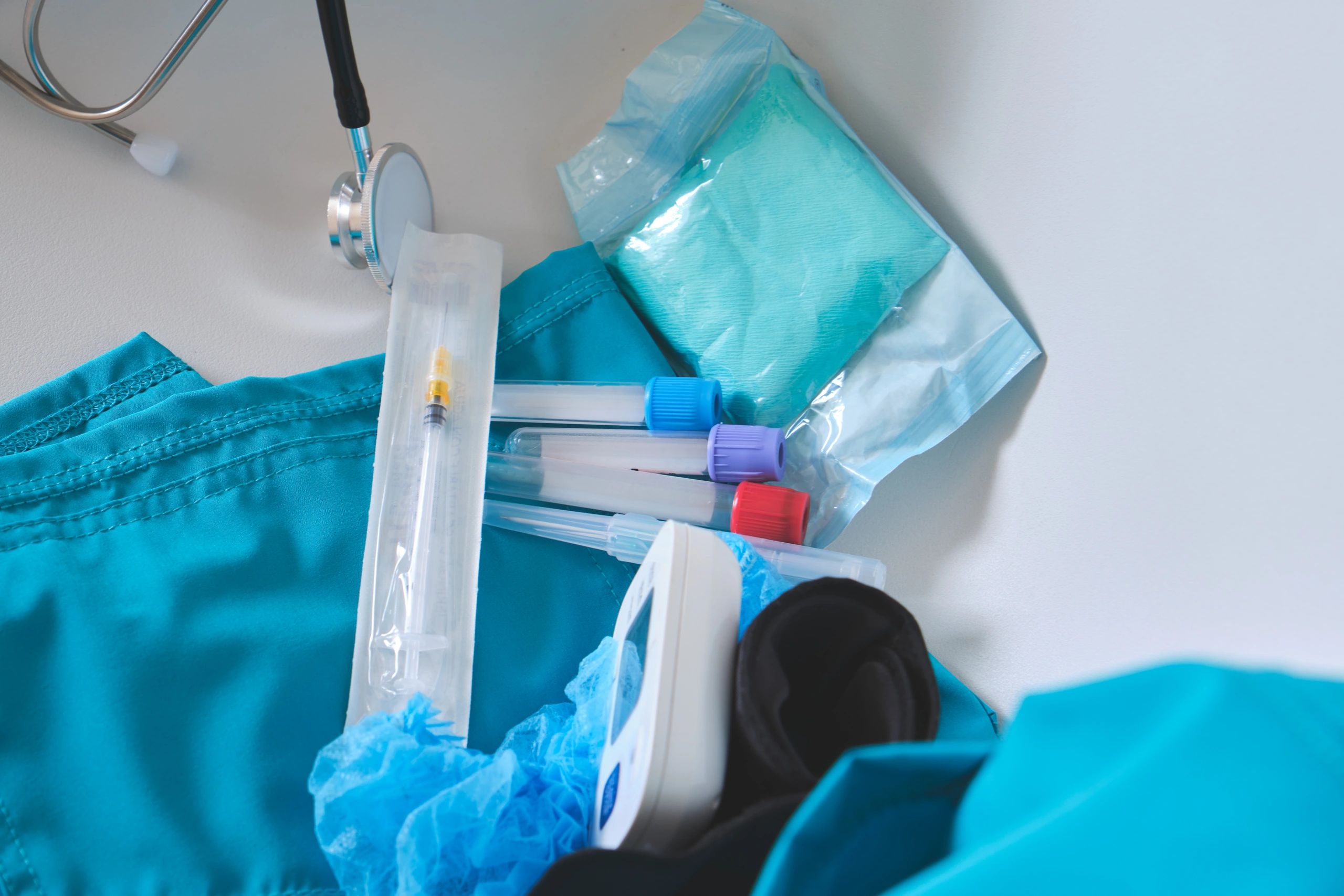 Medical tools and supplies used in healthcare treatment